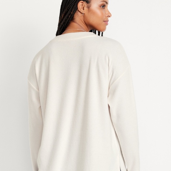 NWT OLD NAVY Plush Tunic Top Color SEA SALT Size Large - Picture 6 of 9